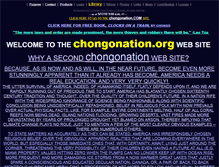 Tablet Screenshot of chongonation.org